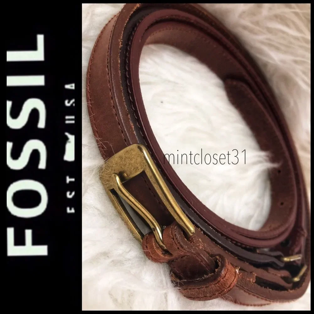 Fossil Leather Belt